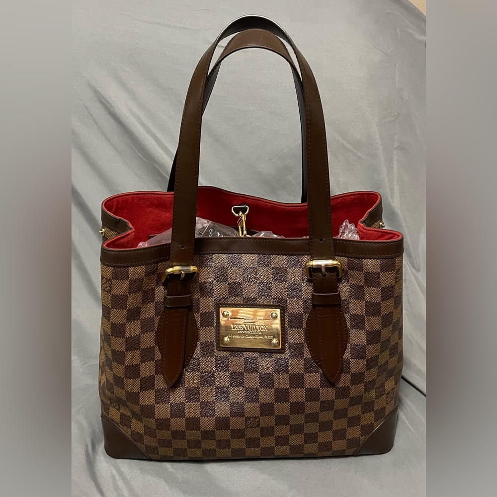 Louis Vuitton Hampstead MM Damier Ebene with COA - date code CR1180. 14X11X6